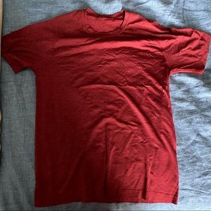 Red men’s lululemon metal vent tech medium